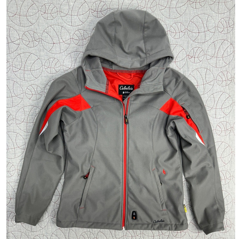 Cabela's Heated Jacket Gray Gerbing Windshear / Women's Medium
